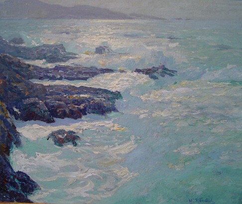 William Ritschel - Seafoam and Rocks